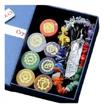 Comprar Reiki 7 Piedras Naturales Esoterismo Collar Cuarzo Y Pulsera