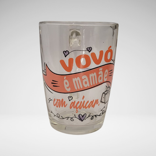 Caneca Presente Dia Das Mães Vovó É Mamãe Com Açúcar 320ml