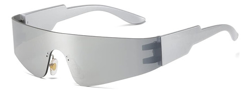 Y2k - Gafas De Sol Envolventes Futuristas Para Hombres