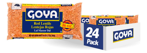 Goya Lentejas Rojas Secas 454g (24 Pzas)
