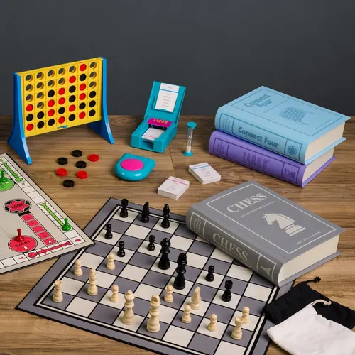 Ws Game Company Colección De 15 Juegos De Mesa Para Estant.