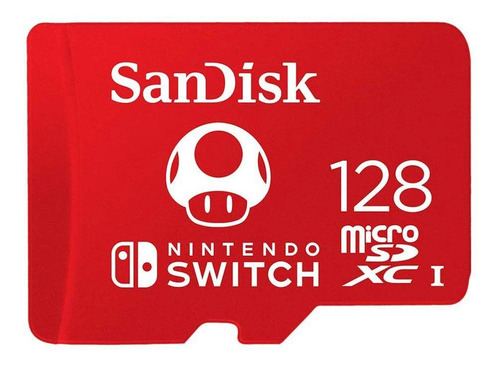 Imagen 1 de 9 de Tarjeta De Memoria Sandisk Sdsqxao-128g-gnczn Nintendo 128gb