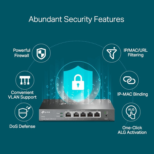 Router Tp Link Er605 Balance De Carga Multiwan Gigabit Vpn