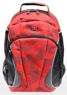 Mochila Wenger Porta Laptop  Mercury Rojo Camuflage De 16 