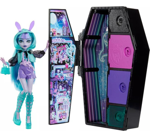 Monster High Muñeca Skulltimates Neon