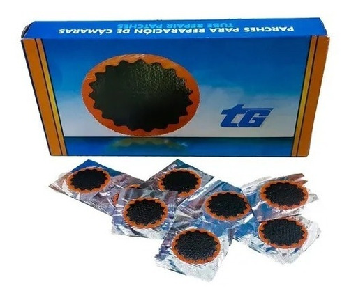 Imagen 1 de 3 de Parches Para Camara Redondos 40mm Tg X 96 Unidades