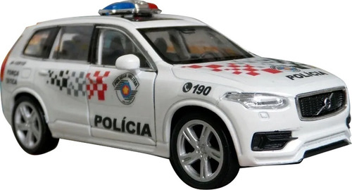 Miniatura Volvo Xc90 Polícia Militar Pm Sp