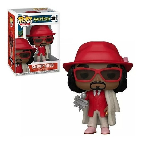 Funko Pop! Rocks: Snoop Dogg With Fur Coat #301 Colección   