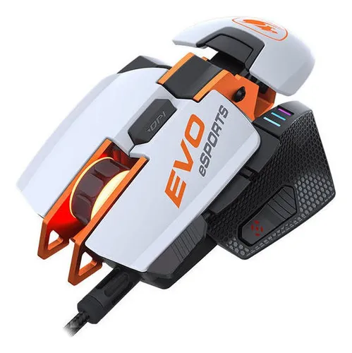 Mouse Gamer Cougar Rgb 700m Evo Esports Color Blanco
