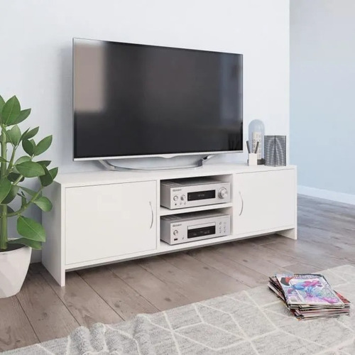 Imagen 3 de 4 de Mueble Tv Organizador Blanco