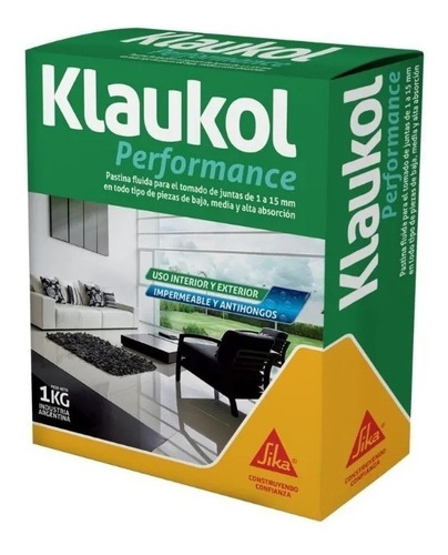 Pastina Klaukol Alta Performance Porcelanato 1kg Mas Colores Color Blanco