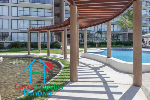 Cad Altamar Residencial Calypso 001. Terraza En L Con Jacuzzi Y Vista A Las Áreas Comunes, Sala Y Asador