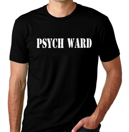 Camiseta Camisa Bruce Dickinso Psych Ward 1 100% Algodão