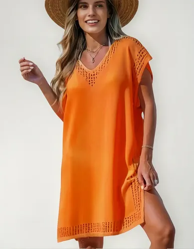 Saída De Praia Moda Praia Saída De Banho Grande - R$ 39