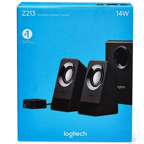 Bocinas Logitech Z213 Subwoofer 2.1 7w Rms 980-001224 Pc Mac Color Negro