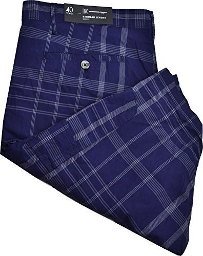 Inc International Concepts Shorts Para Hombre Blue Vibe Plai