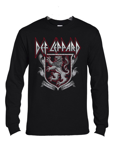 Polera Ml Def Leppard Sheffield England Rock Abominatron