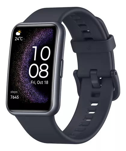 Smartwatch Huawei Watch Fit Special Edition Gps 1.64'' Negro Diseño de la correa  Correa de silicon