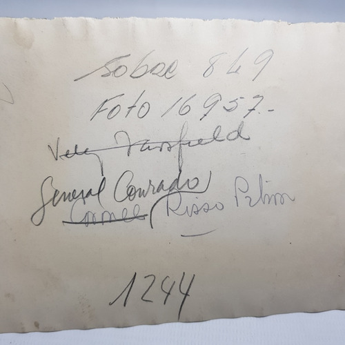 Antigua Foto Coronel Conrado Villegas 3 Alianza Mag 60715 (Usado)