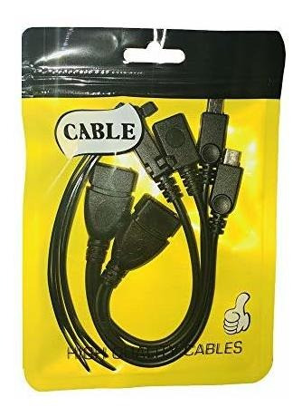 Auvipal 2 1 Adaptador Micro Usb Cable Otg Alimentacion