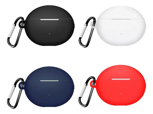 Funda Y Kit De Accesorios 9 En 1 Para Huawei Freebuds 4 Color Blanco