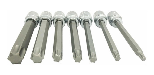 Adicional Poco Largo Torx Juego De Dados De La Estrella De 7