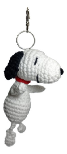 Snoopy Amigurumi Crochet Llavero Hecho A Mano 14cm