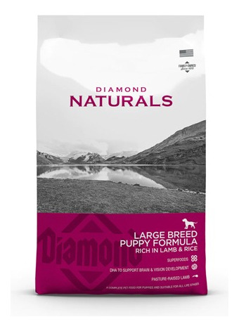  Diamond Naturals Cachorros Razas Grandes Cordero/arroz 2kg