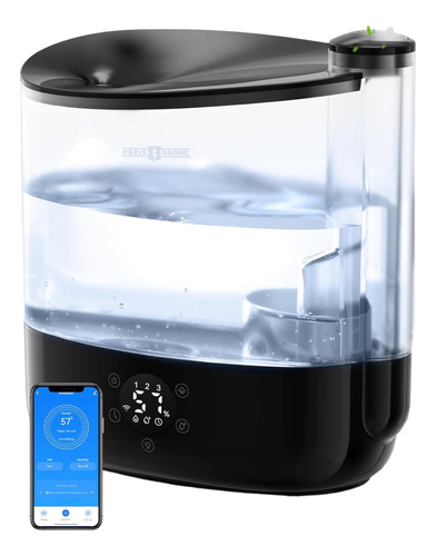 Humidificador Grande Wifi Bluetooth 6lt Difusor Niebla 60hrs