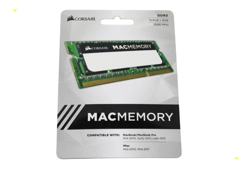 Memoria 4gb 1066mhz Sodimm Macbook Pro 15 / 17 Mid 2010