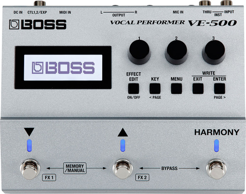 Multiefecto Vocal Procesador De Voz Boss Ve-500