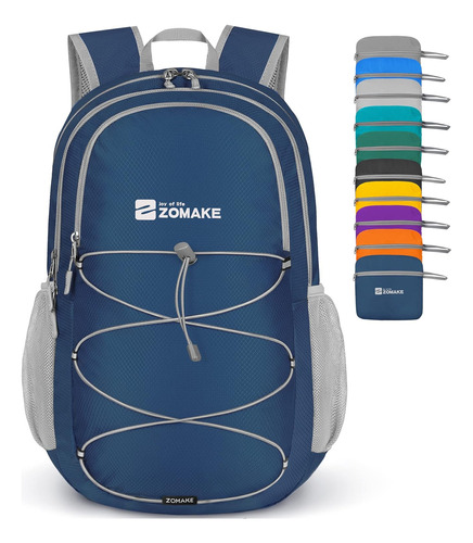 Mochila De Senderismo Pequena Plegable Zomake Azul