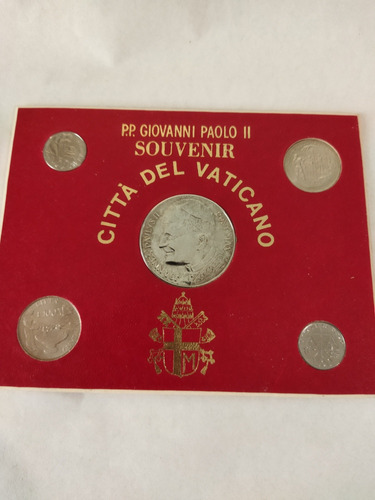 Medallas Coin Souvenir Vaticano Papa Juan Pablo Segundo 