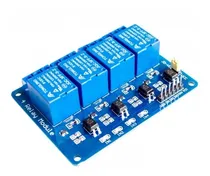 Comprar Modulo Rele 4 Canales Relay Arduino 5v Microcontrolador Pic