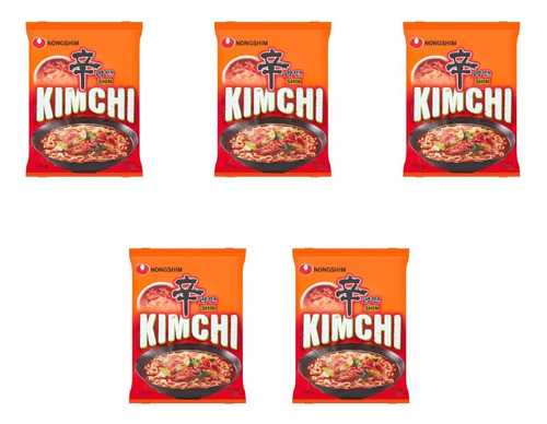 Kimchi Noodles Ramen X 5 U - g a $1289