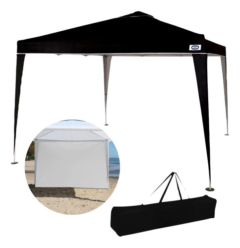 Kit Para Praia Tenda Gazebo 3x3 M Articulada + 2 Paredes