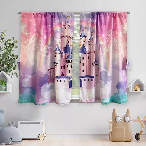 Cortinas Béla Infantil Niña 1.30alto X 2m Ancho