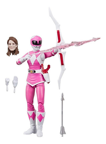 Boneco Pink Ranger Lightning Collection Rosa Power Rangers