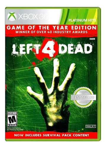 Left 4 Dead Game Of The Year Edition Xbox 360/one Físico