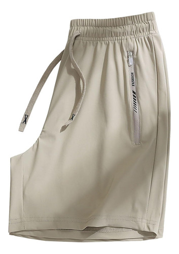 Pantalones Cortos Con Cintura Elástica De Cintura Alta Para
