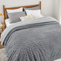 Comprar Bedsure Sherpa King Size Manta Para Cama Manta Suave Y King,