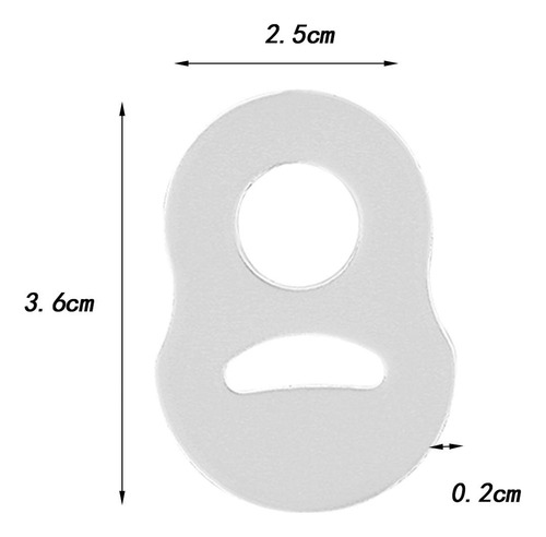 Ii 10 Piezas De Corrección De Uñas Encarnadas, Silicona,