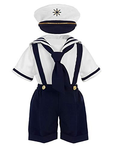 Igirldress Bebé Muchachos Del Niño Náutico Traje De Marinero