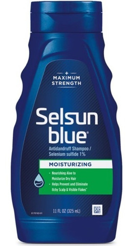 Selsun Blue Moisturizing Shampoo Anticaspa 325ml*importado