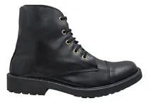 Comprar Borcegos De Hombre, S\u002F Cuero, Suela Goma, Botas Acordonadas