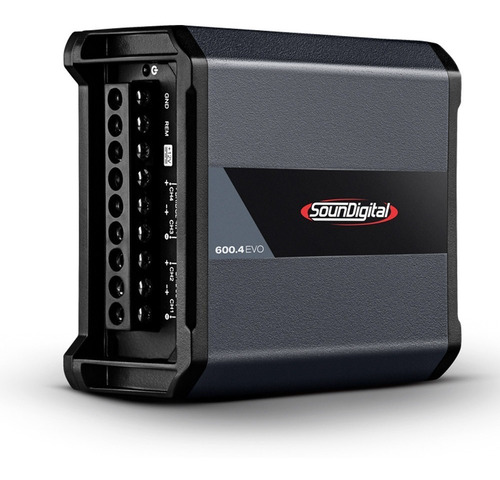 Imagem 3 de 6 de Modulo Amplificador Soundigital 600.4 Evo 4 600w Rms 4 Ohms