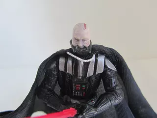Star Wars Darth Vader Anakin Skywalker Sin Casco Revenge Of