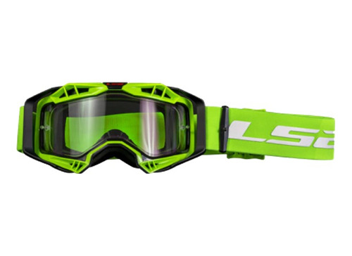 Antiparras Ls2 Aura Verde + Visor Clear Bamp Group