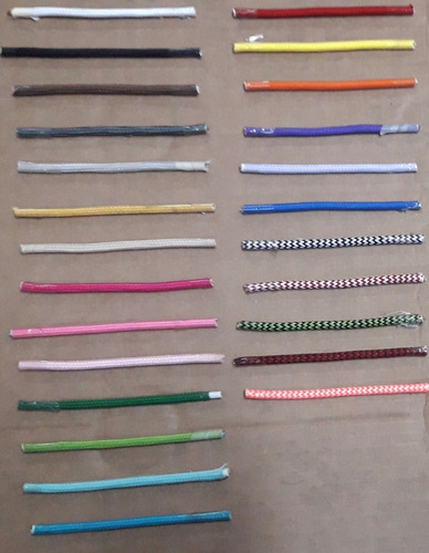 Imagen 4 de 6 de Rollos De Cable Textil Colores Varios 100 Mts Minimo