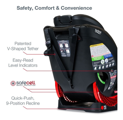 Imagen 6 de 7 de Butaca Silla De Bebé P/auto Britax One4life Clicktight